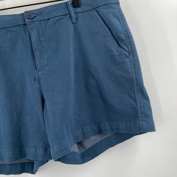 KUT FROM THE KLOTH Shorts Size 16 Trouser Blue Cotton Stretch NWT Summer Casual - Picture 9 of 13